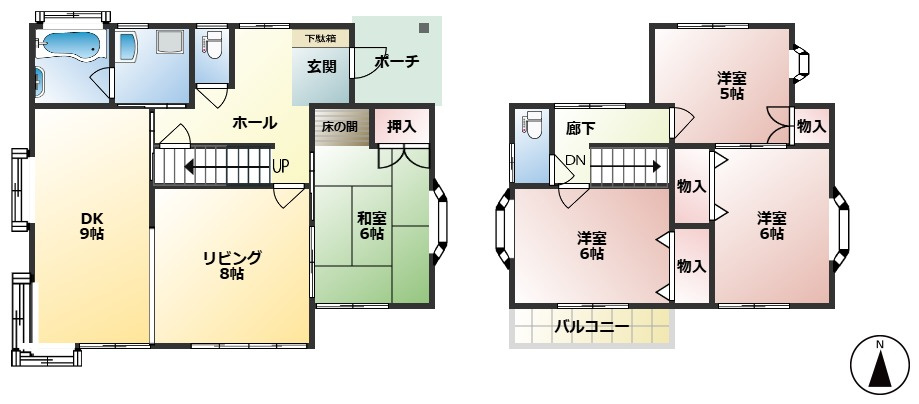 上里町大字嘉美　中古1580の間取り