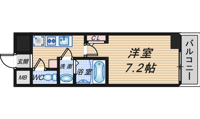 グランパシフィック庄内の間取り
