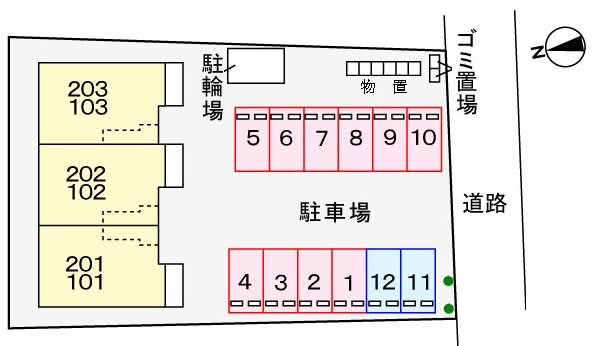 ロイヤル　コートの区画図