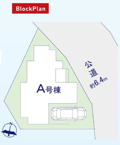 【横浜市南区六ツ川3丁目25-3新築戸建て】★仲介手数料無料★（六つ川台小学校・六ツ川中学校）の区画図