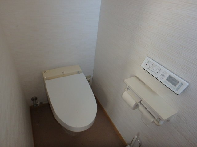 河津町峰車庫付き中古住宅のトイレ