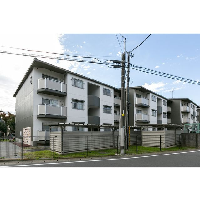 テレパレス柏てるて　北街区　２号棟の外観|外観もきれいです