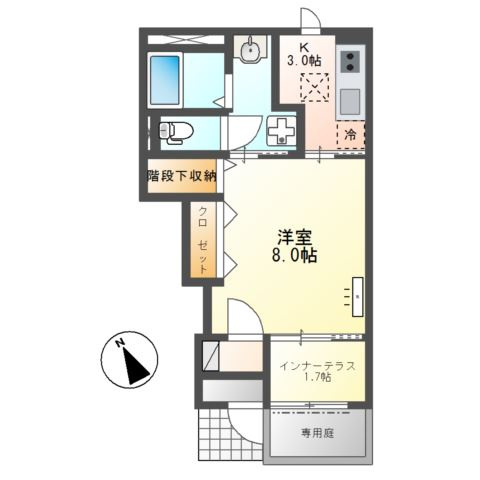 【間取り】 | ハウゼ21Ⅱ