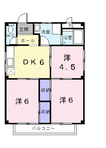 エスポワール萩原の間取り