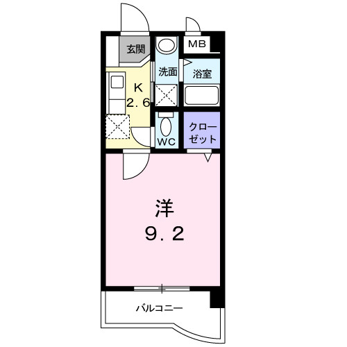 フレンテ二島の間取り