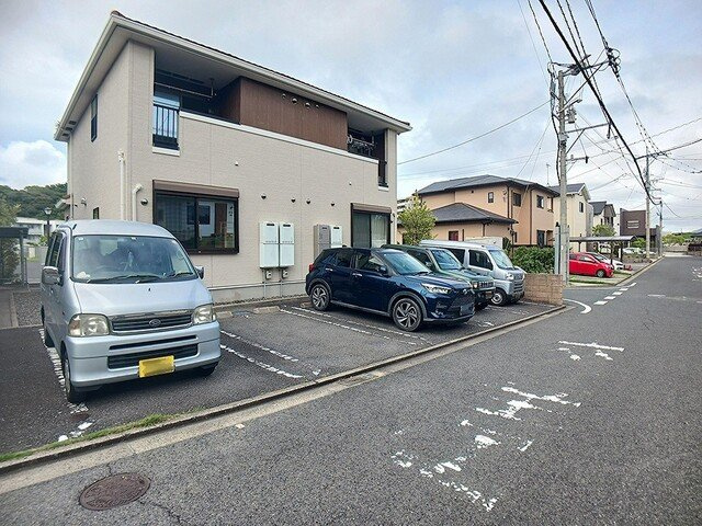 サンフィールドの駐車場