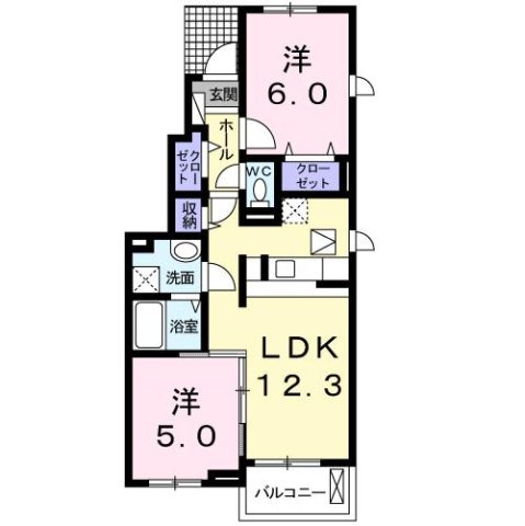 【間取り】 | フォレストメゾンⅢ