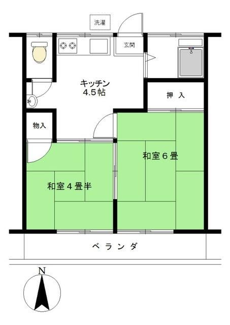 寿荘の間取り