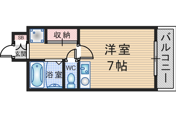 ベル蛍池の間取り