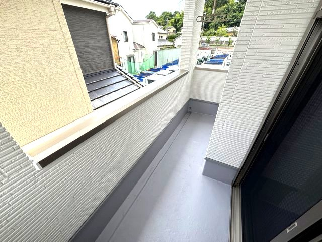 河内長野市原町３丁目の一戸建てのバルコニー