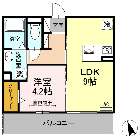 Loco☆MocoⅢの間取り