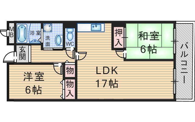 ベルヴュー桜の町の間取り