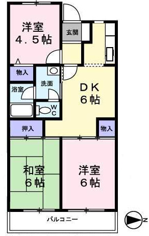 グリーンウッド金沢文庫の間取り|間取り図