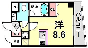 アドモリモト元町通の間取り