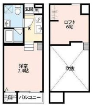 フリーハンド松戸の間取り