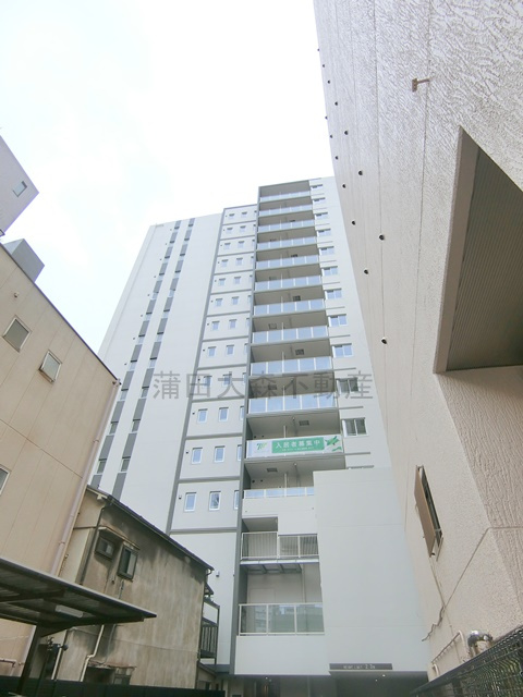 スタイリオ蒲田WESTの外観|2026年3月築　RC鉄筋コンクリート造地上14階建て総戸数87戸
駅からアーケードの商店街！東京都大田区西蒲田7丁目　JR京浜東北線蒲田駅近徒歩4分