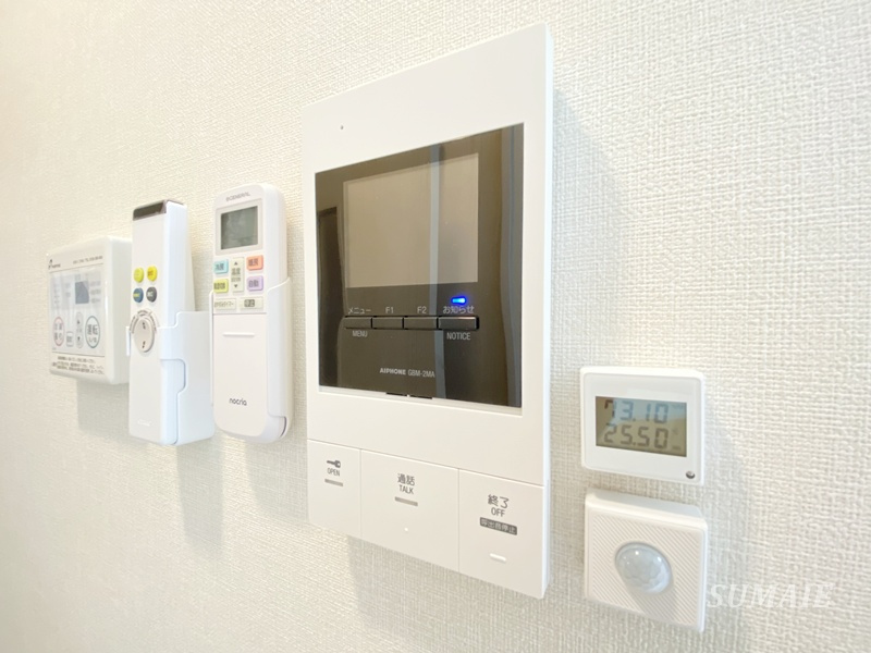 礎レジデンス小岩のセキュリティ|モニター付きインターホンです