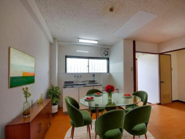 森本マンションの居間・リビング|CGで家具等を配置したもので家具等は含まれません