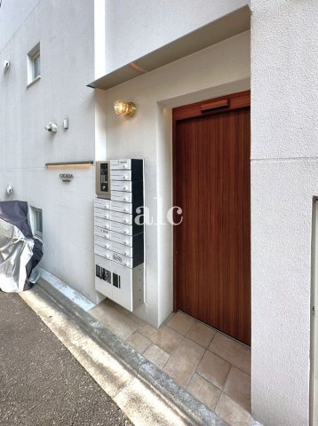 中野区新井１丁目の賃貸マンションのエントランス
