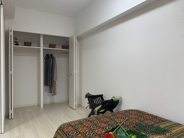 プレジオ豊中の寝室