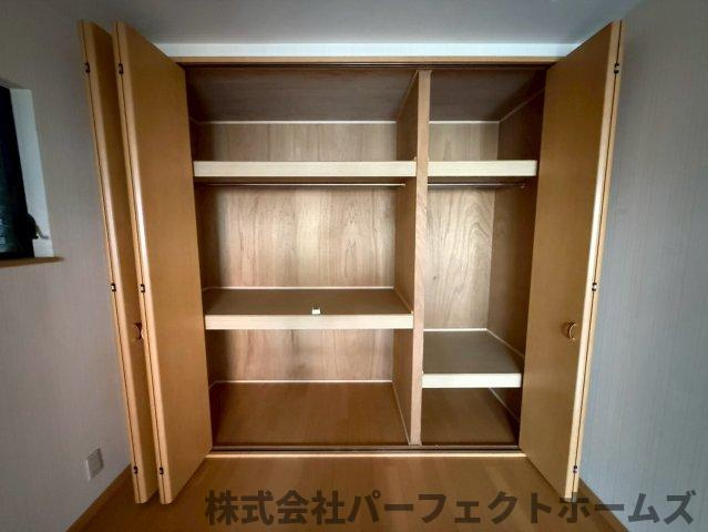 松丘町戸建の収納|専用の収納スペースです