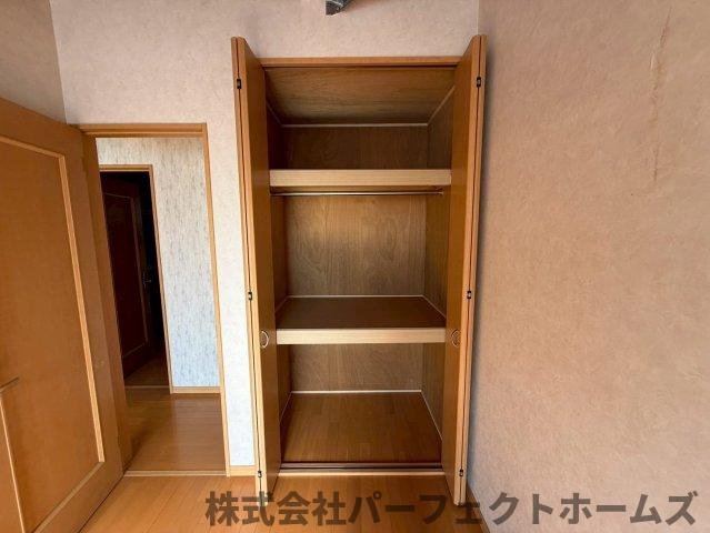 松丘町戸建の収納|専用の収納スペースです