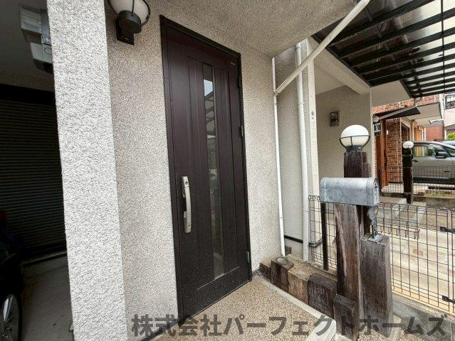 松丘町戸建の玄関|玄関です