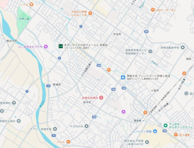 ★5(土)6(日)現地見学可能！★彦根市西今町　全3邸の地図