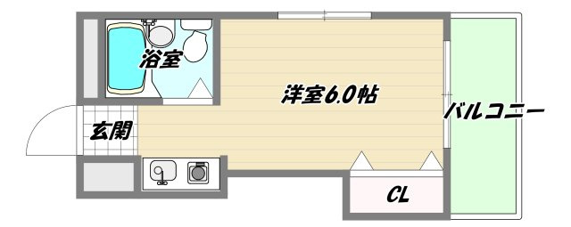 大阪市淀川区塚本４丁目の賃貸マンションの間取り