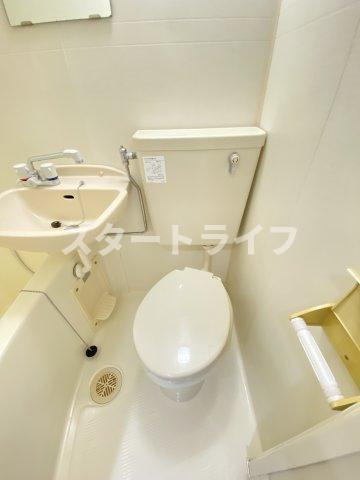 大阪市淀川区塚本４丁目の賃貸マンションのトイレ