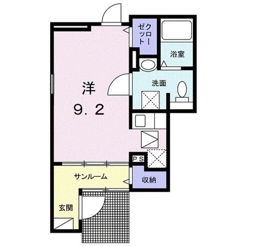 ベルーガハイツの間取り