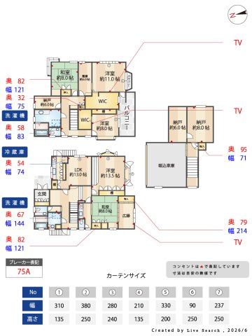 満池谷町貸家の間取り