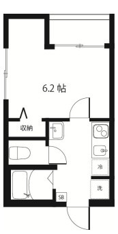 市川市田尻４丁目のアパートの間取り