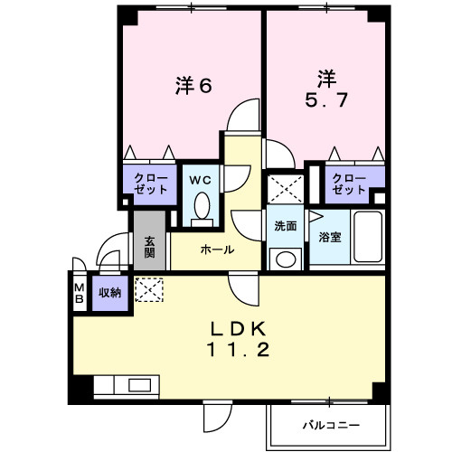 メゾン・ド・ポレールの間取り