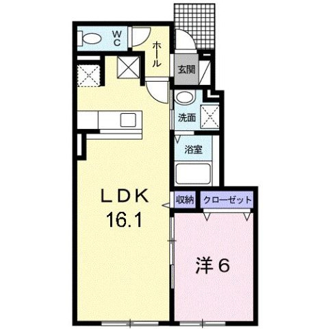 リヴィエールⅢの間取り