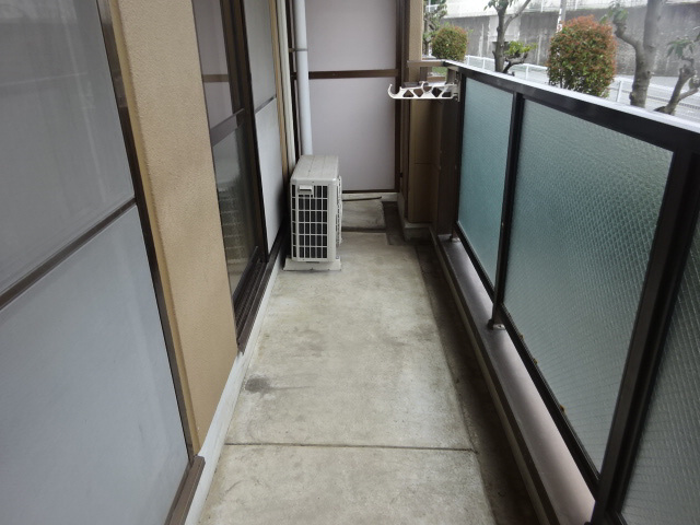 シティロッジのバルコニー
