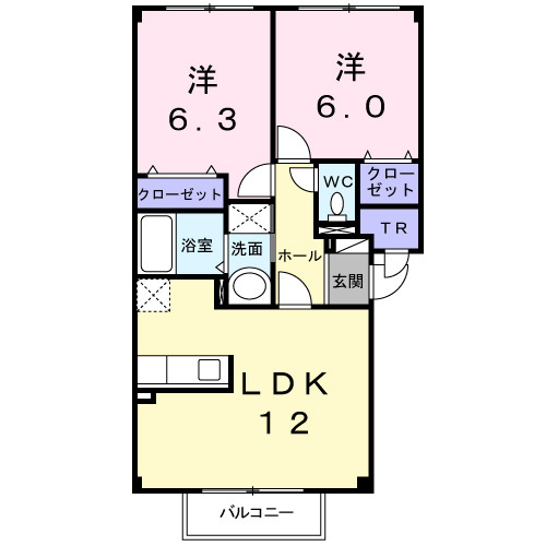 アスピアⅠの間取り
