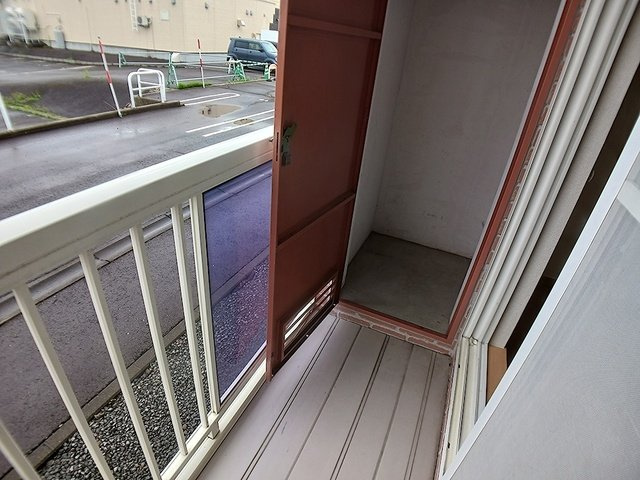 デフィⅡのバルコニー|落ち着いた時間を過ごせるバルコニーです