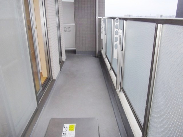 墨田区東向島５丁目の賃貸マンションのバルコニー