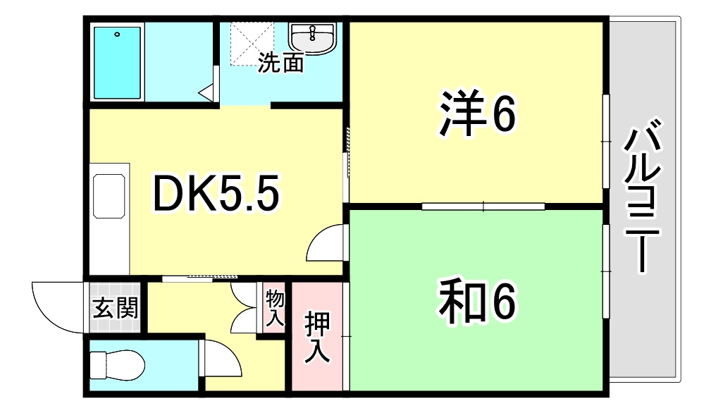 カーサ・オクムラの間取り