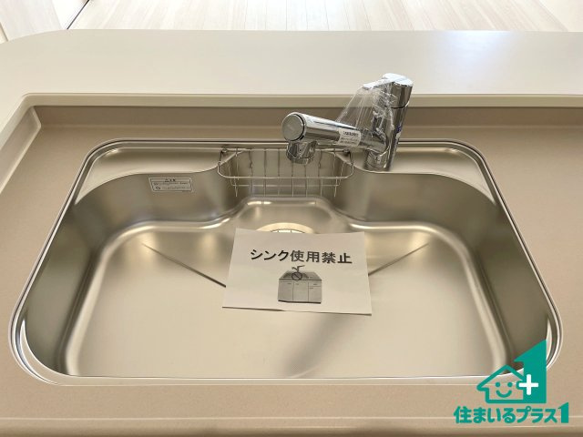 ★彦根市西今町　第5期　新築一戸建ての設備|洗い物も楽にできる、広々シンク！