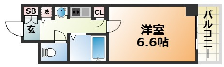 ロイヤルヒル神戸三ノ宮Ⅱの間取り