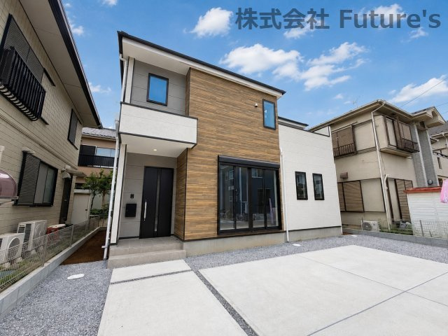 吉川市新栄2丁目　新築戸建　全1棟の外観|周辺施設充実な吉川市新栄エリア