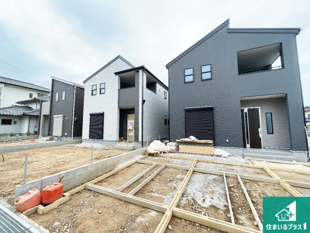 彦根市西今町　第5期　新築一戸建ての外観|現在の進捗状況です！順調に作業進行中、完成が待ち遠しいです！詳細の間取り等、お気軽にお問い合わせください！