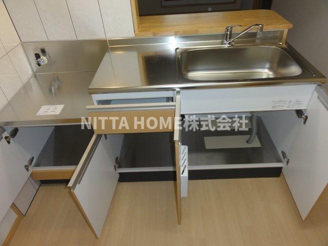エスポワールのキッチン|キッチン下収納になります◎