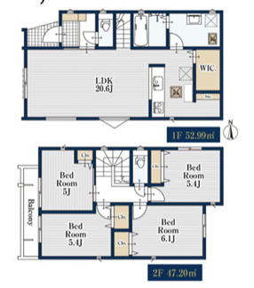  | 【名古屋市緑区旭出2丁目1901新築戸建1号棟】仲介手数料無料！旭出小学校・滝ノ水中学校