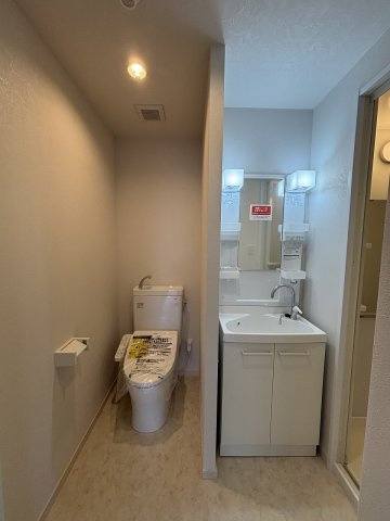 フェザー豊中マンションの洗面所