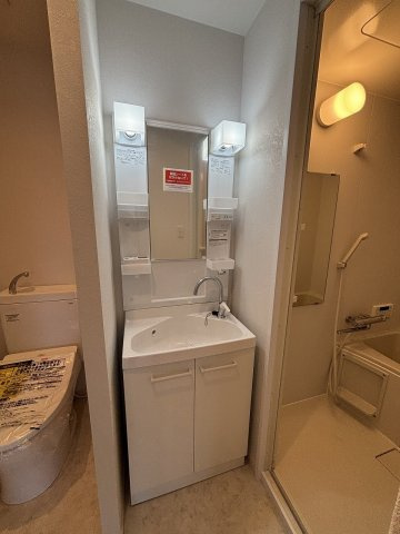 フェザー豊中マンションの洗面所