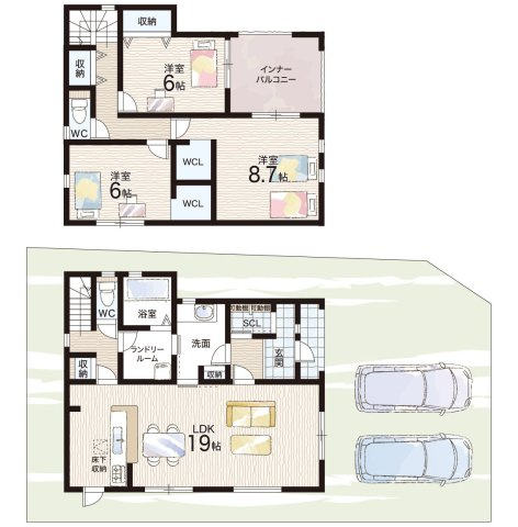 彦根市西今町　第5期　新築一戸建ての間取り|3号地