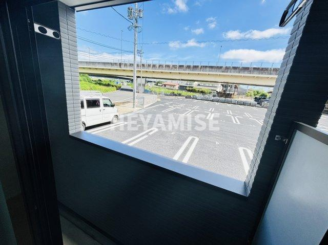 デ・クメール福田町のバルコニー